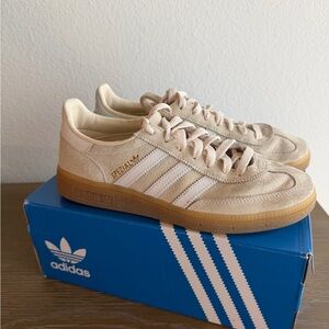 Adidas Spezial Cream and White Sneakers